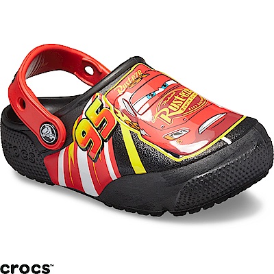 Crocs 卡駱馳 (童鞋) 閃電麥昆酷閃小克駱格-205497-001