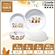 【美國康寧】CORELLE SNOOPY FRIENDS 4件式餐具組-D06 product thumbnail 1
