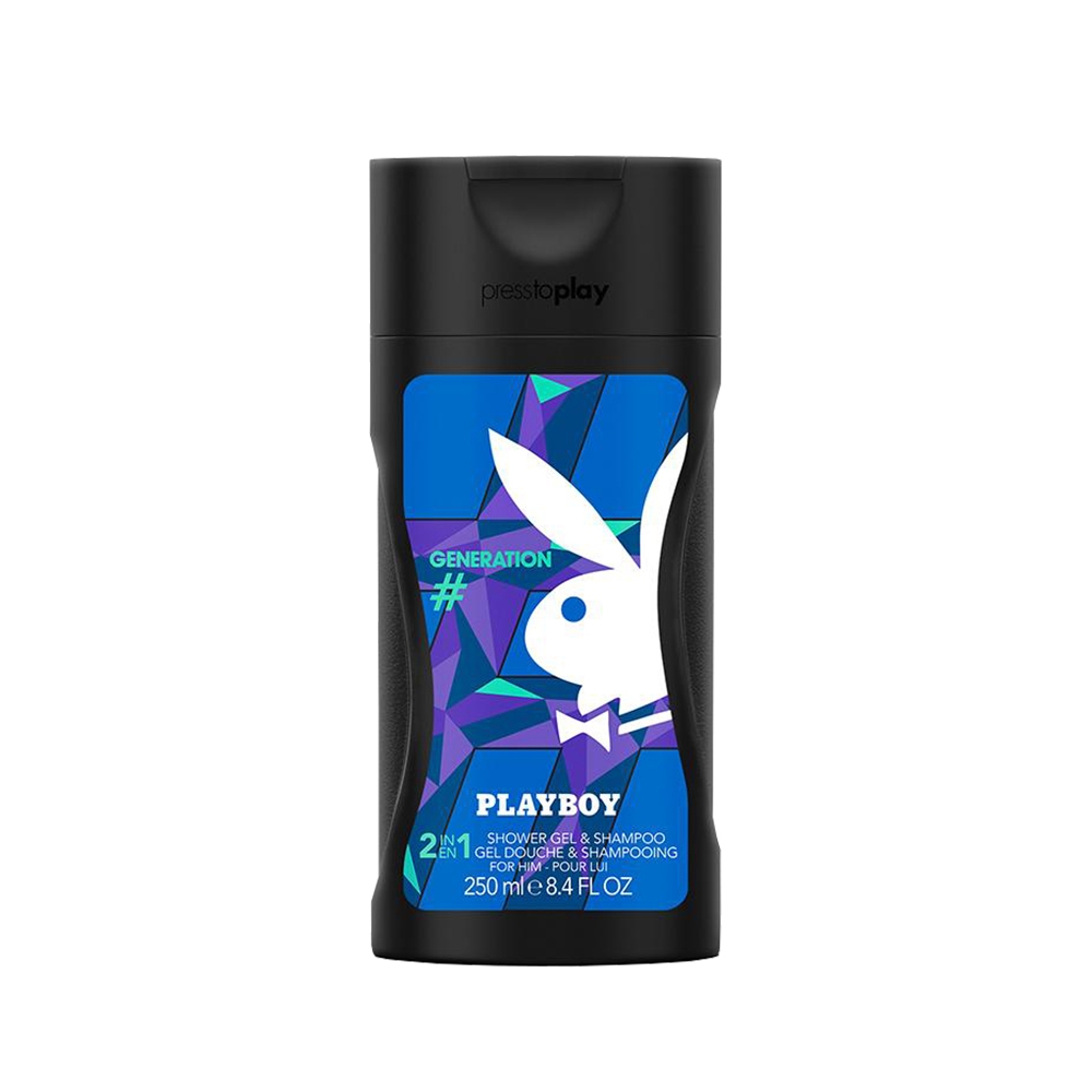 PLAYBOY 花花公子時代經典男性保濕香水2合1洗髮沐浴膠 250ml