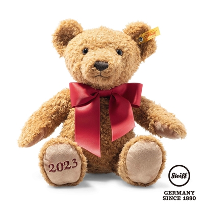 STEIFF德國金耳釦泰迪熊 Cosy Teddy Bear 2023 年度泰迪熊 _黃標
