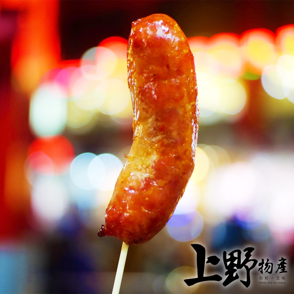 【上野物產】師兄豬後腿肉原味香腸(300g±10%/6條/包) x10包 (10包共60條) 火腿 熱狗