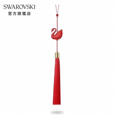 SWAROVSKI 施華洛世奇 紅天鵝掛飾