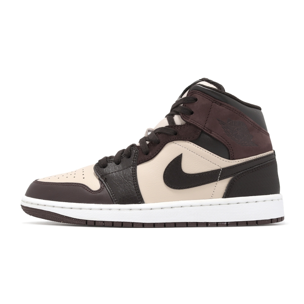 Nike 休閒鞋Air Jordan 1 Mid SE 男鞋棕米白Paris YMCA AJ1 皮革FZ4359