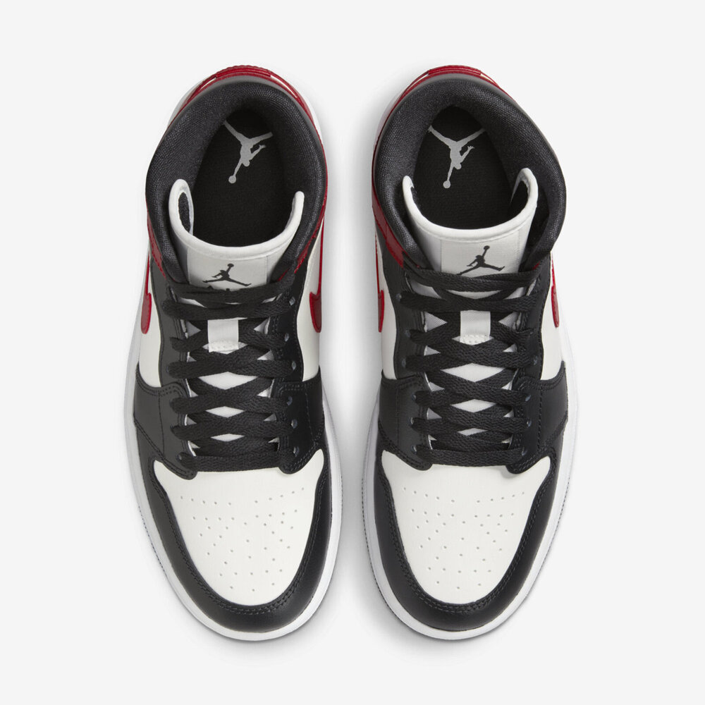 Nike Wmns Air Jordan 1 Mid [BQ6472-160] 女休閒鞋運動經典喬丹中筒白