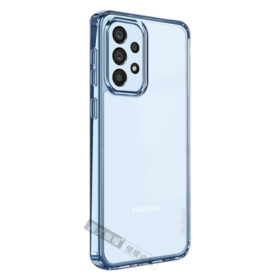 CITY晶鑽彩盾 三星 Samsung Galaxy A33 5G 抗發黃透明殼 氣囊軍規防摔殻 手機殼(遠峰藍)