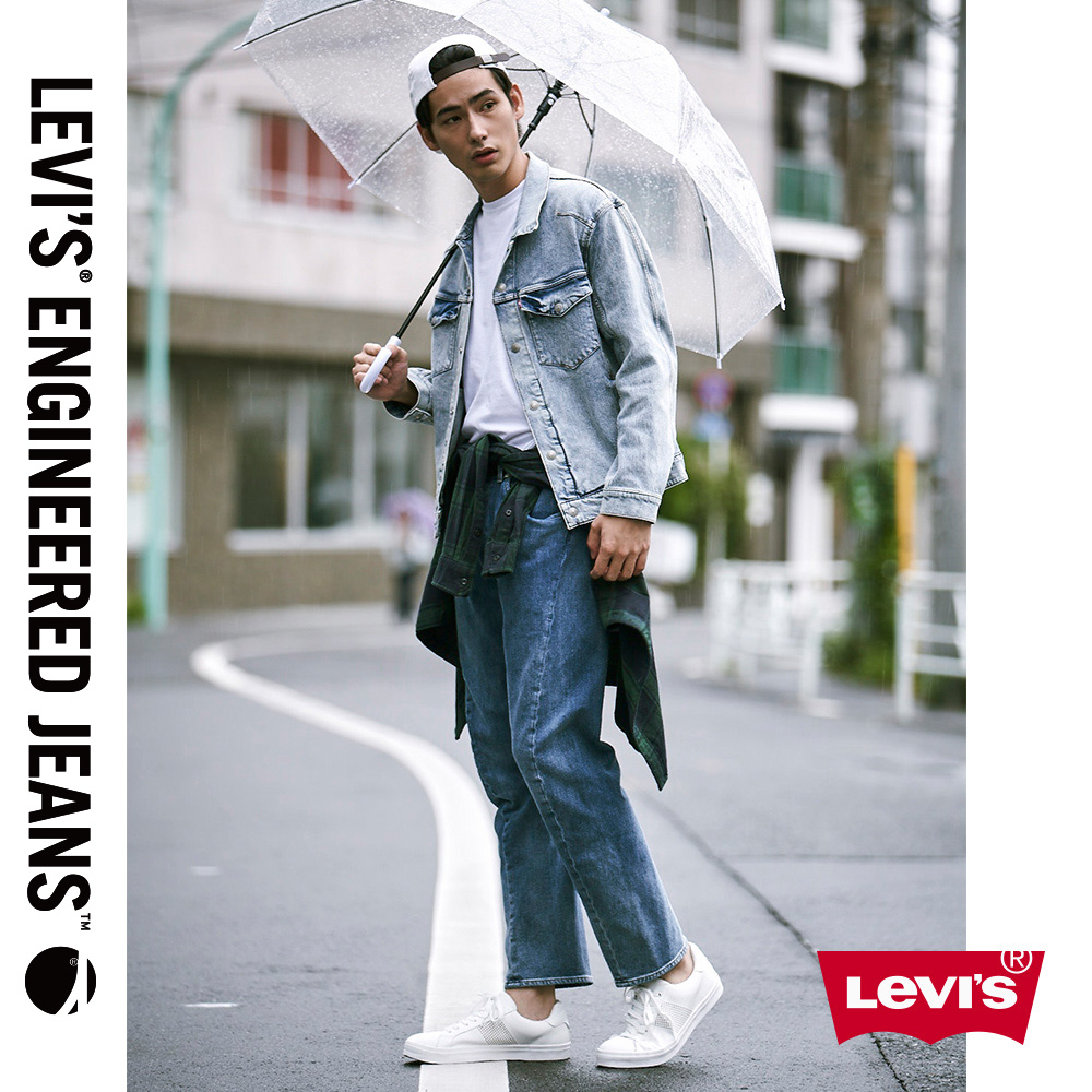 Levis 男款 上寬下窄 541低腰寬鬆牛仔褲 LEJ 3D褲 復古水洗