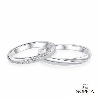 SOPHIA 蘇菲亞珠寶 - 尤朵拉 950鉑金 結婚對戒