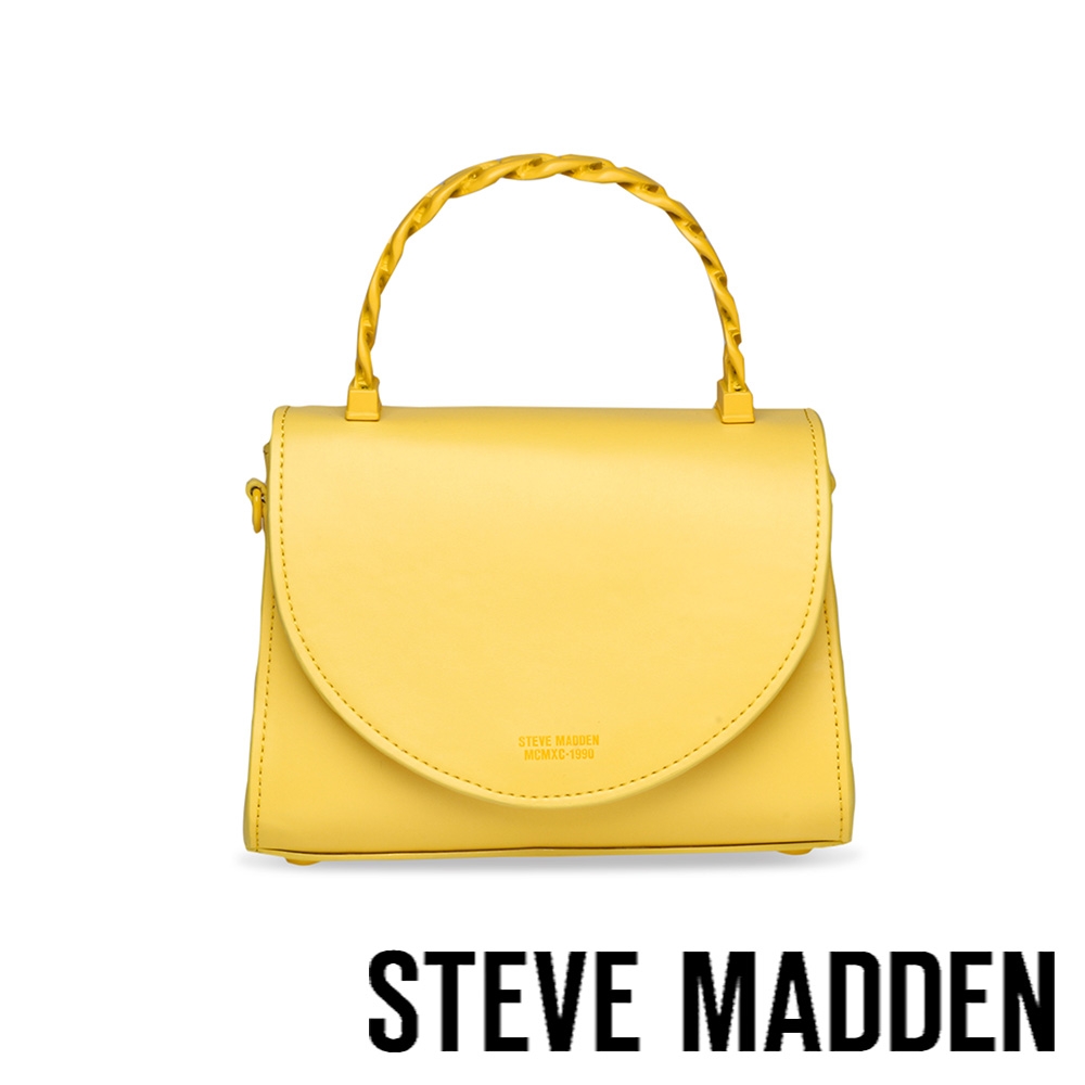 STEVE MADDEN-BDAINTY 方型細帶手提小包-黃色
