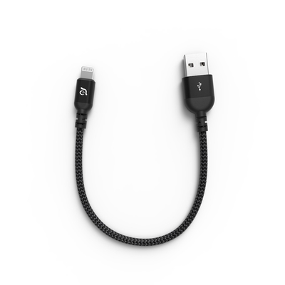 亞果元素 PeAk III 20B USB-A 對 Lightning 金屬編織傳輸線 20 cm
