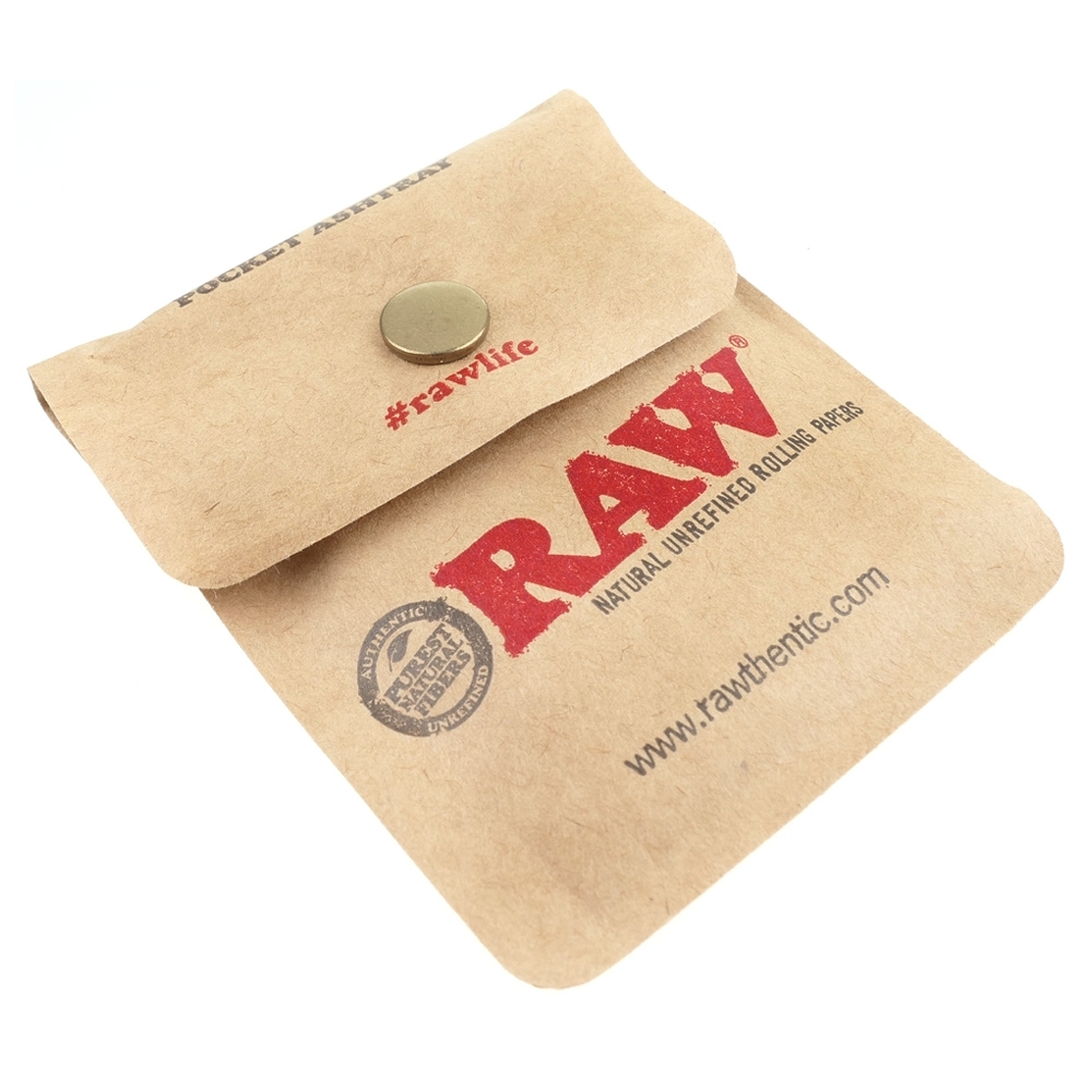 RAW 西班牙進口-Pocket Ashtray-隨身攜帶熄煙袋(2組入)