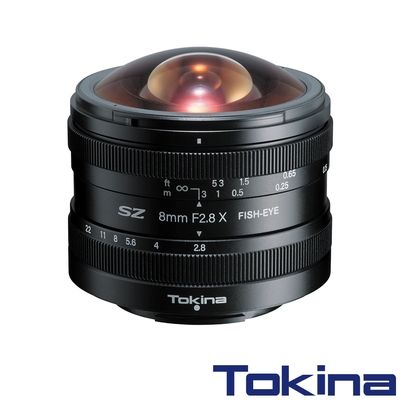 Tokina SZ 8mm F2.8 FISH-EYE 對角線魚眼鏡頭 FOR Fujifilm X