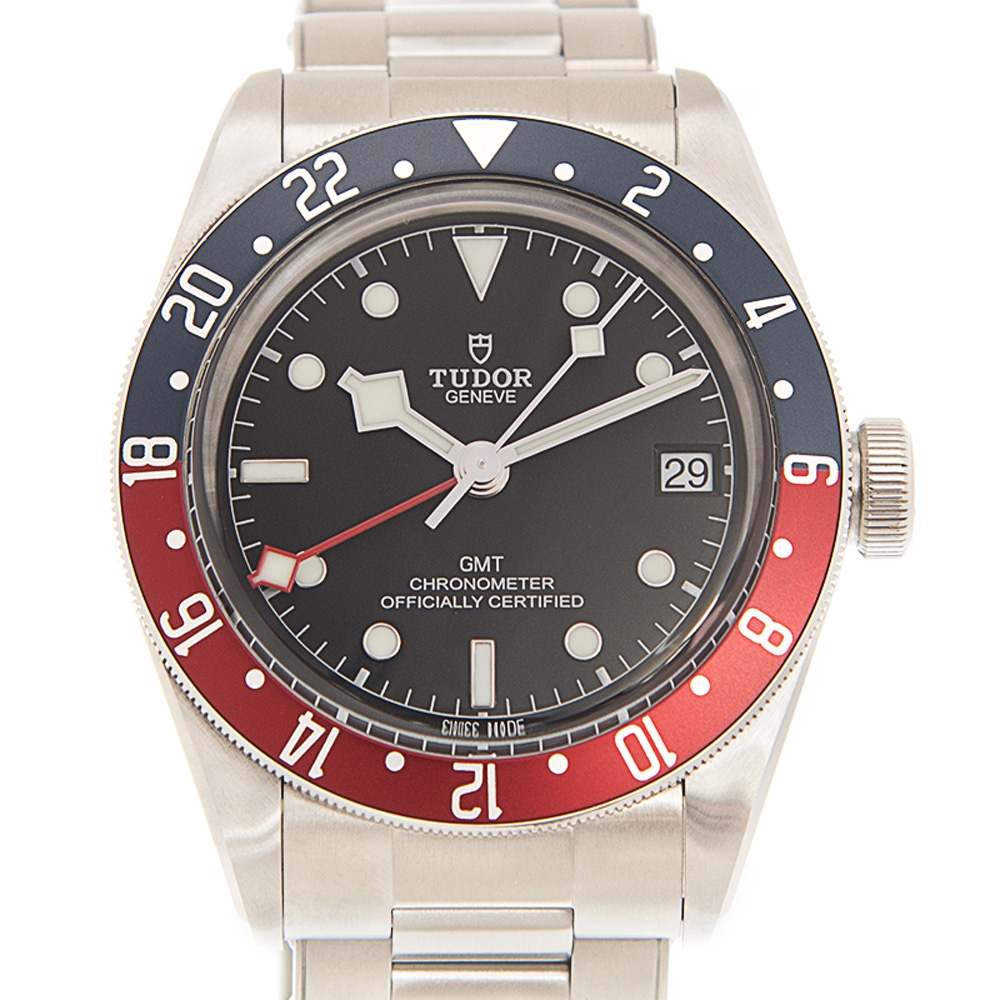 TUDOR 帝舵 BLACK BAY GMT(79830RB)百事圈鏈帶款x41mm