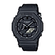 CASIO卡西歐 G-SHOCK 百搭酷黑 街頭潮流 Cordura尼龍錶帶 八角形錶殼 GA-2100BCE-1A_45.4mm product thumbnail 1