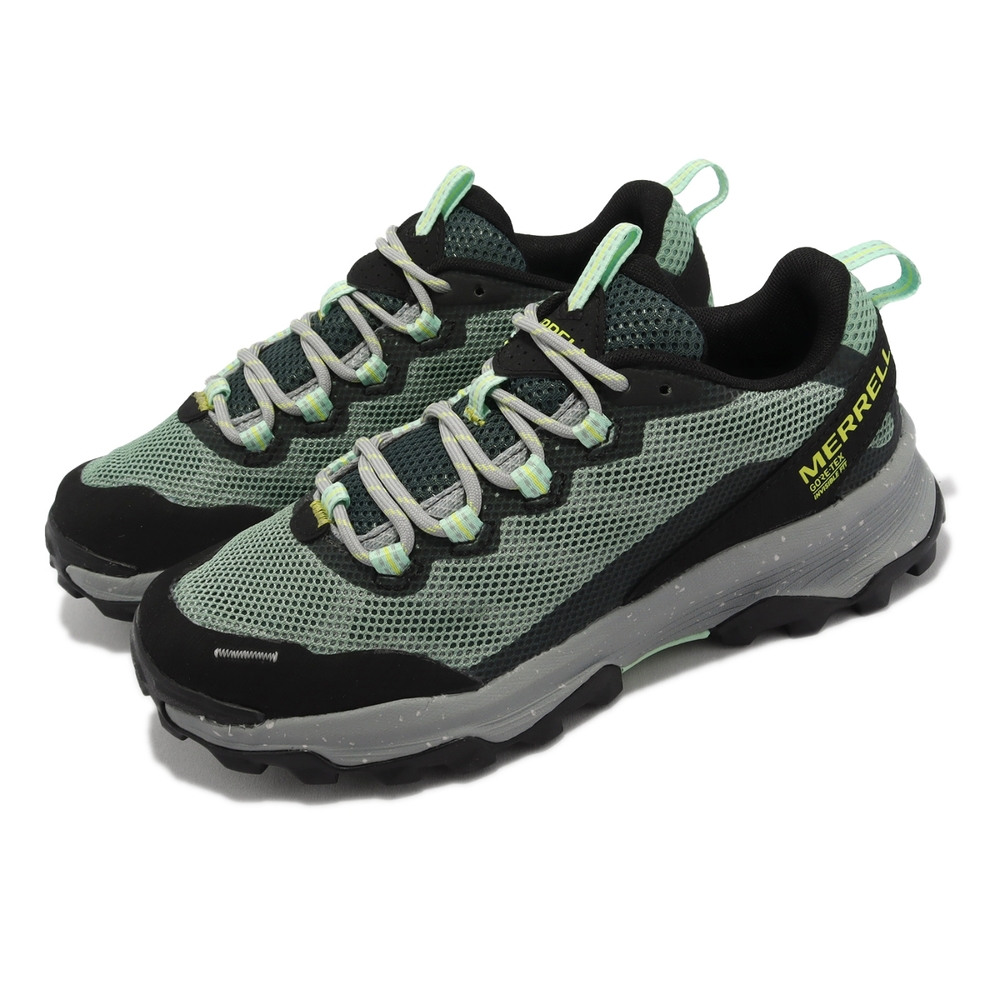 Merrell 登山鞋 Speed Strike GTX 女鞋 防水 薄荷綠 黑 郊山 戶外 越野  ML067372