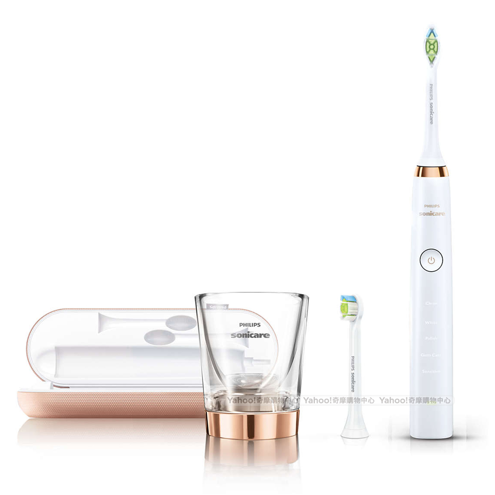 PHILIPS飛利浦 Sonicare DC鑽石靚白音波震動牙刷/電動牙刷HX9312/02 金