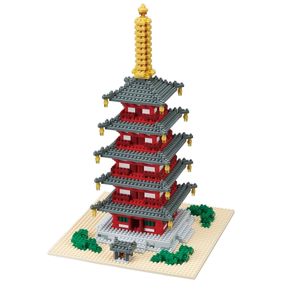 Nanoblock 迷你積木 - NB031 五重塔