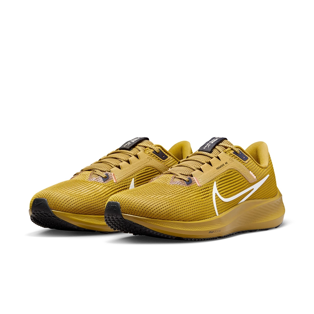 NIKE 慢跑鞋男鞋運動鞋緩震小飛馬AIR ZOOM PEGASUS 40 黃綠DV3853-700