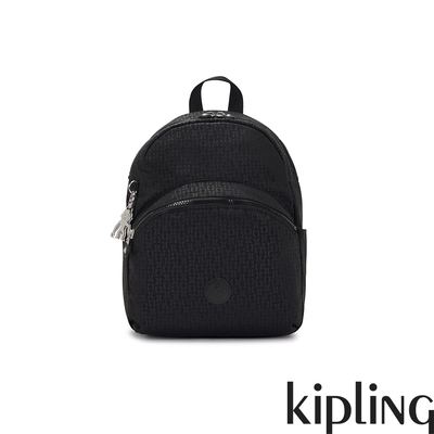 Kipling K字幾何壓紋輕巧簡約後背包-CHANTRIA S