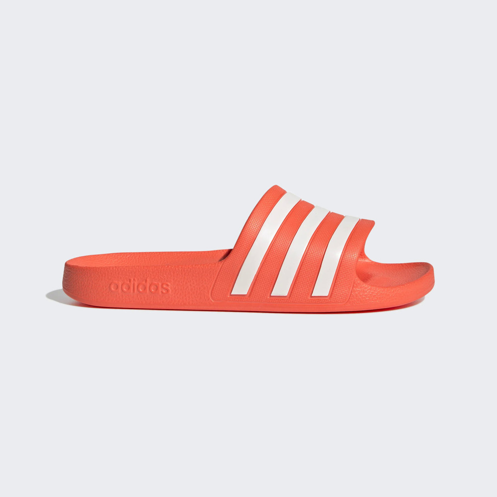 Adidas Adilette Aqua [FY8096] 男女 涼鞋 拖鞋 運動 休閒 舒適 輕量 海灘 游泳 橘白