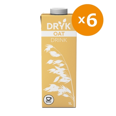 【丹麥 DRYK】咖啡大師燕麥奶(1L/罐)(全素)*6