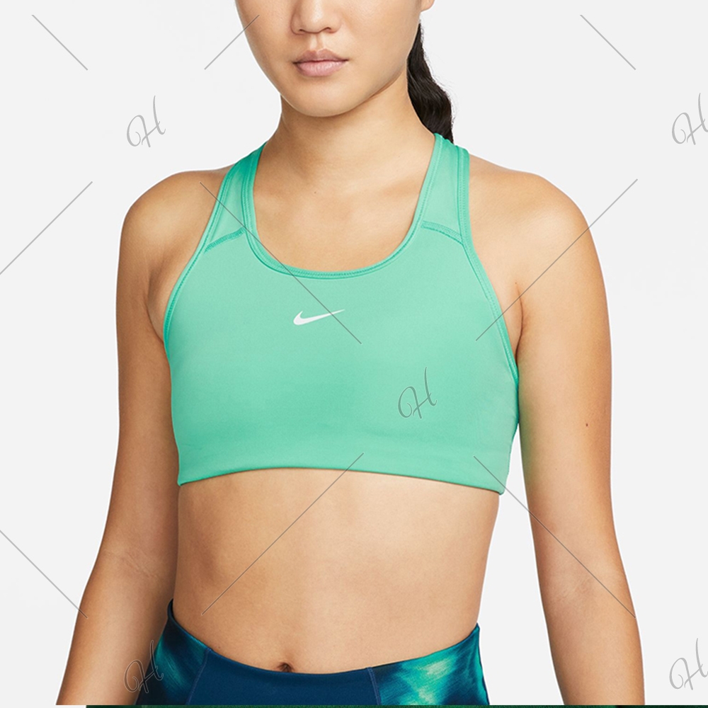 NIKE 運動內衣  中度支撐 女款 綠 BV3637369 AS W NK DF SWSH 1PP BRA