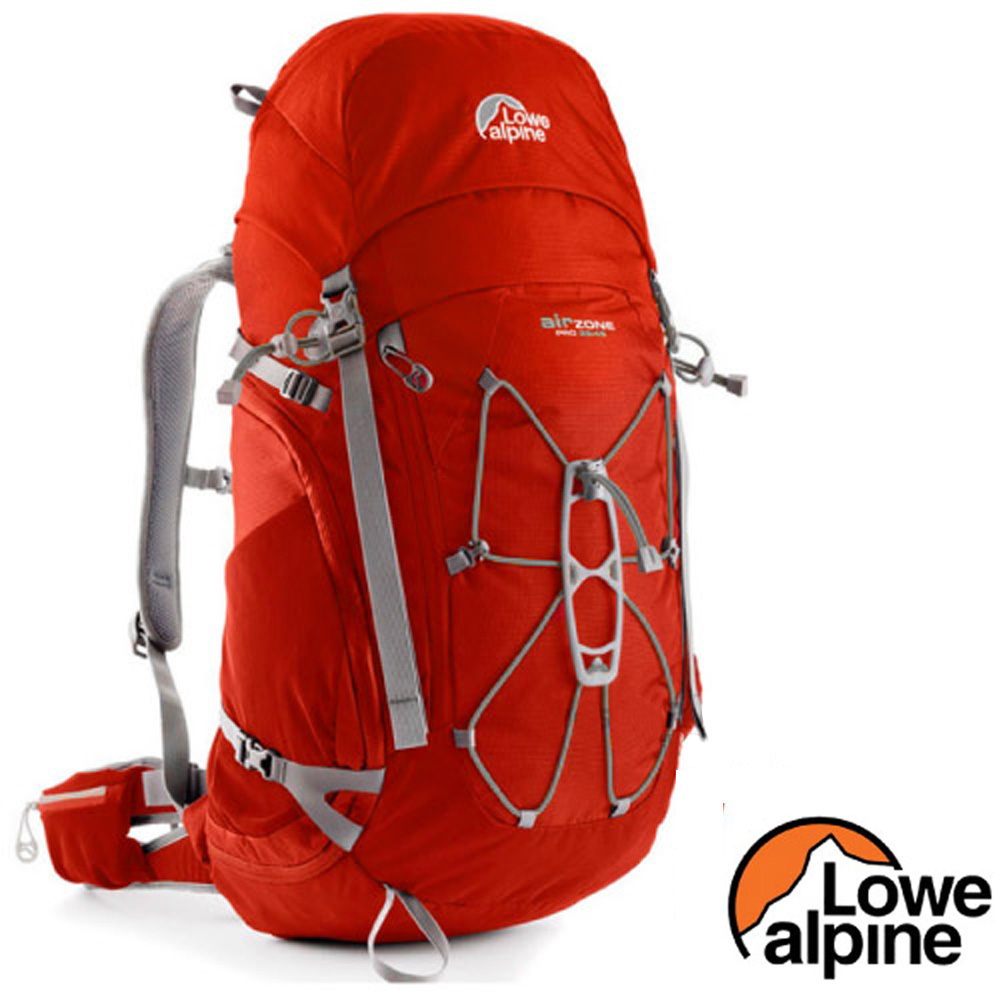 英國 LOWE ALPINE AirZone Pro 45:55 輕量透氣登山背包_夕陽紅