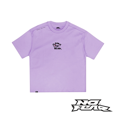 【NO FEAR】 LIBER系列-圓領塗鴉LOGO短袖T恤-紫色 NF002-24