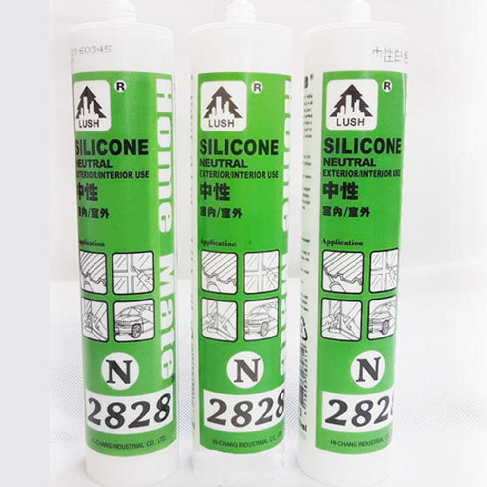 N2828 ( 5支 ) 中性矽力康 Silicone 300ml (透明、淺灰、白色)