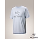 Arcteryx 始祖鳥 男 Arc'Word LOGO 短袖休閒Tee 天藍 product thumbnail 1