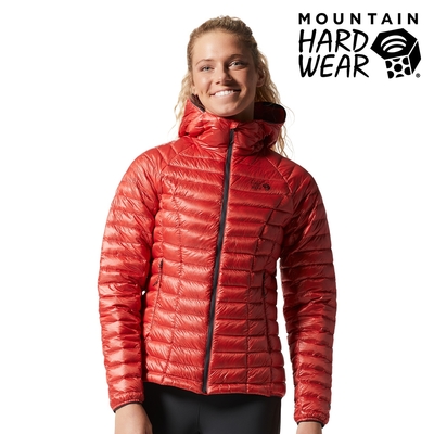 【美國 Mountain Hardwear】Ghost Whisperer UL Jacket Women 超輕量保暖羽絨連帽外套 女款 馬蹄蓮紅 #1897971