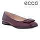 ECCO ANINE SQUARED 安妮造型裝飾方頭皮底鞋 女鞋 深酒紅 product thumbnail 1