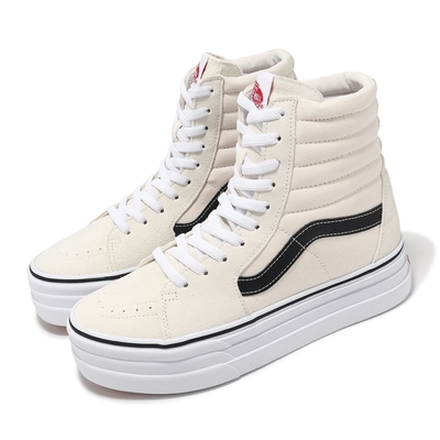 Vans 休閒鞋 V38CF HIHI3SOLE Sk8-HI HI 3 Sole 男女鞋 白黑 日本線 厚底 6612730001