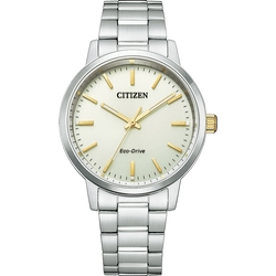 CITIZEN 星辰 光動能簡約手錶 迎春好禮-香檳金 BJ6541-58P