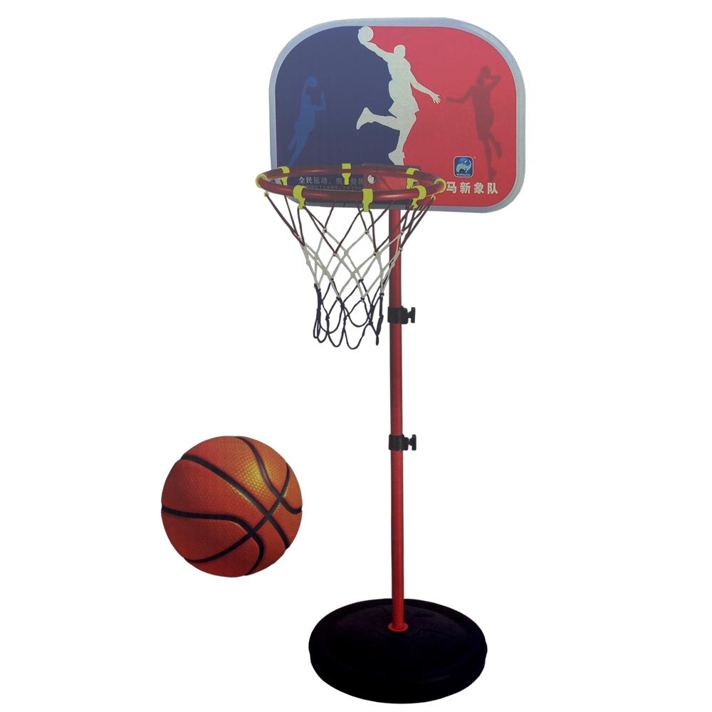 《中馬新象隊》160cm組裝DIY可調高度親子籃球架
