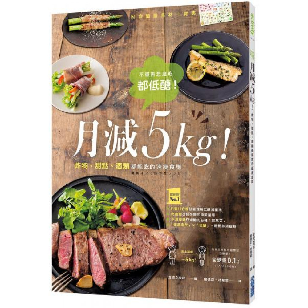 月減5kg！炸物、甜點、酒類都能吃的速瘦食譜 | 拾書所