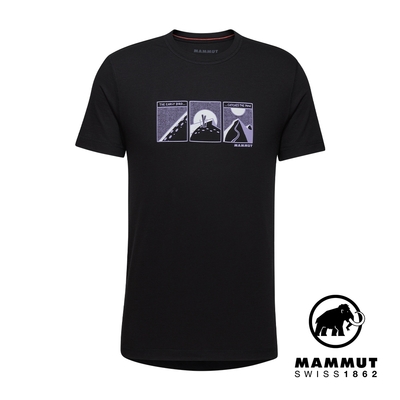 【Mammut長毛象】Mammut Core T-Shirt Men First Line 機能短袖T恤 男款 黑色 #1017-04052