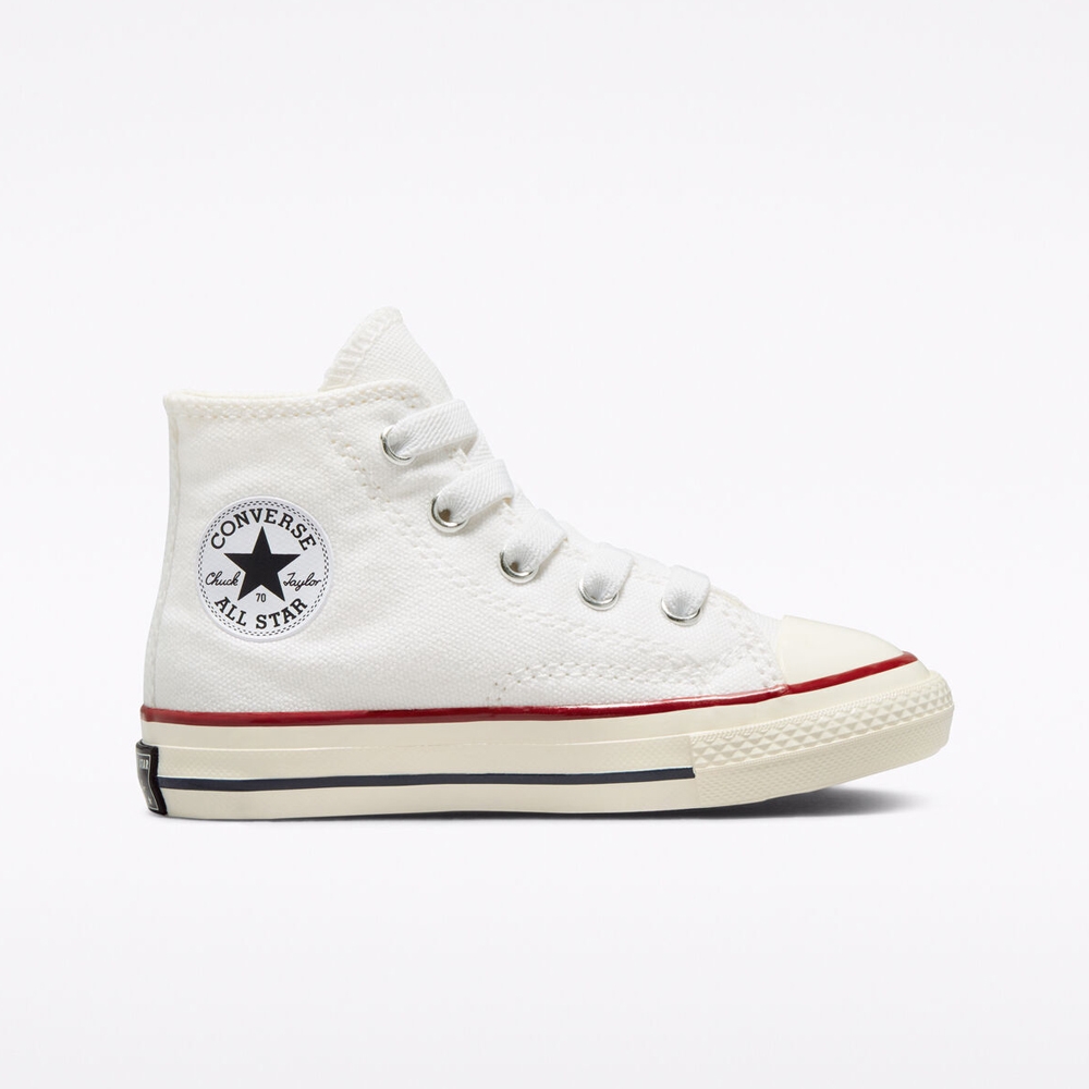 CONVERSE CHUCK 70 1V 高筒 魔鬼氈 休閒鞋 童鞋 嬰幼 白色 771640C