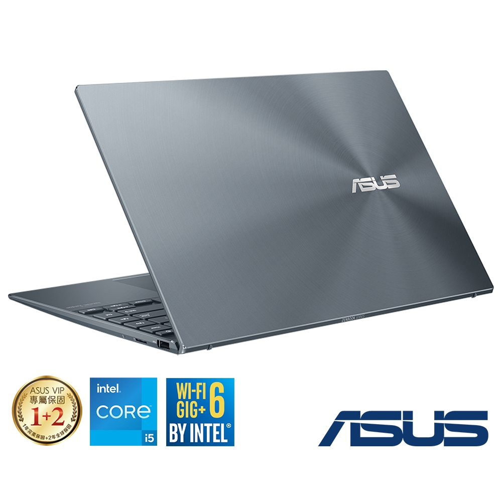 ASUS UX425EA 14吋筆電 (i5-1135G7/16G/512G/ZenBook 14/綠松灰)