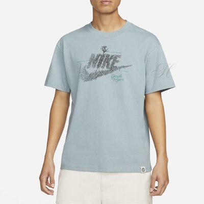 NIKE 上衣 男款 短袖上衣 運動 AS M NSW SUST GRAPHIC TEE 1 灰藍 DN5135041