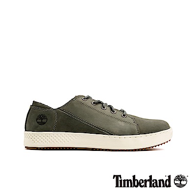 Timberland 男款中灰色磨砂革休閒鞋|A1Z5T