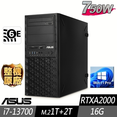 ASUS 華碩 WS760T 工作站 i7-13700/16G/M.2-1TB+2TB/RTXA2000/W11P