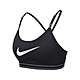 NIKE 女輕度支撐運動內衣-DRI FIT 瑜珈 運動背心 BRA 慢跑 路跑 DM0575-010 黑白 product thumbnail 1