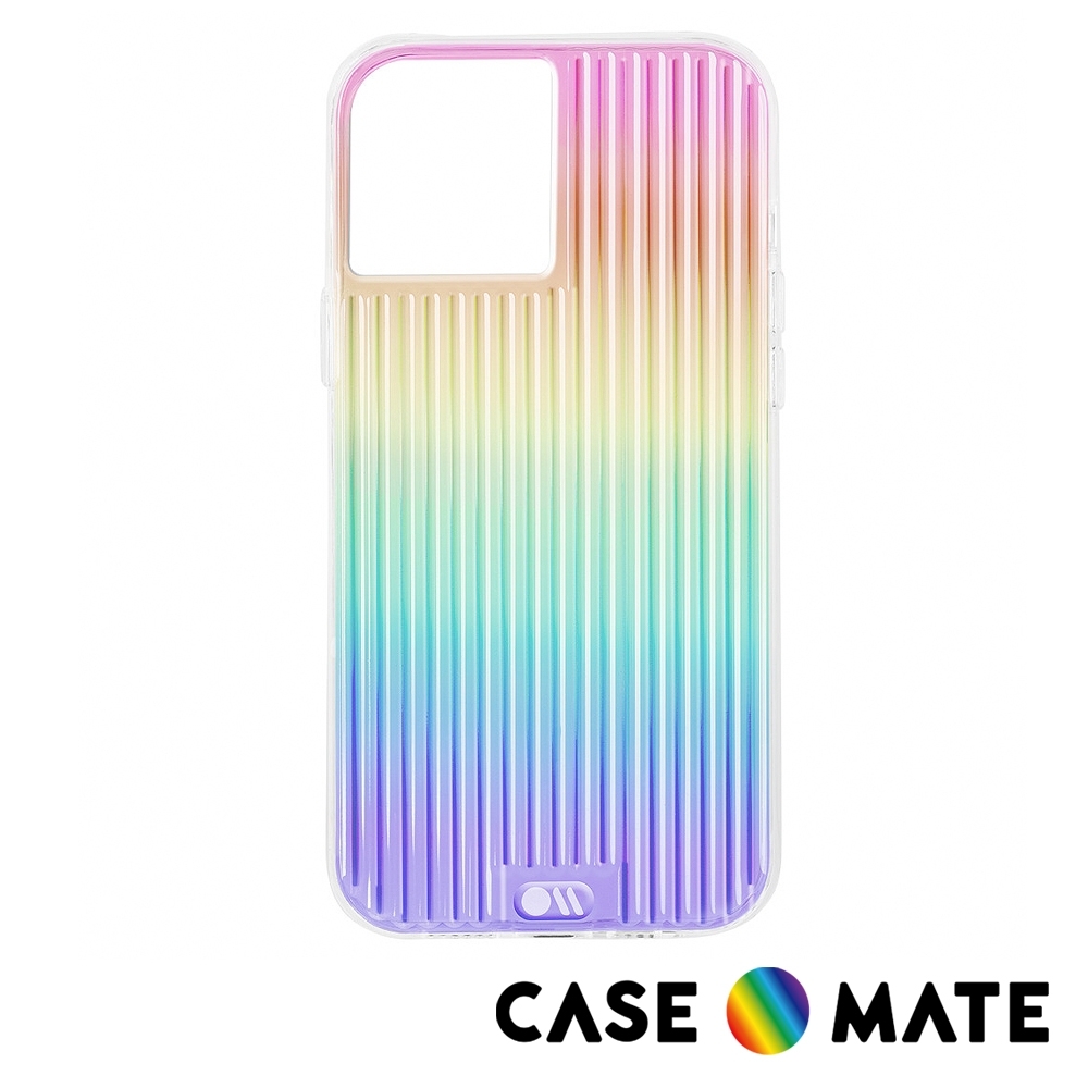 美國 Case●Mate iPhone 12 Pro Max Tough Groove 彩虹波浪防摔抗菌手機保護殼