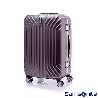 Samsonite新秀麗 23吋Tru-Frame PC時尚硬殼鋁框行李箱(碳黑)