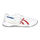 ASICS GEL-TACTIC 12 男女排羽球鞋-排球 羽球 亞瑟士 1073A071-100 白銀紅藍 product thumbnail 1