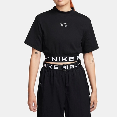 NIKE AS W NSW AIR SS CROP TOP 女短袖上衣-黑-FB8247010