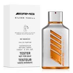 Mercedes Benz 賓士 AMG 極速銀男性淡香精100ml-Tester