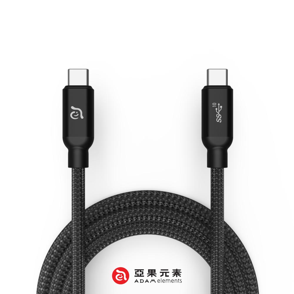 亞果元素 CASA C100+ USB-C 對 USB-C 100W 高速充電傳輸線