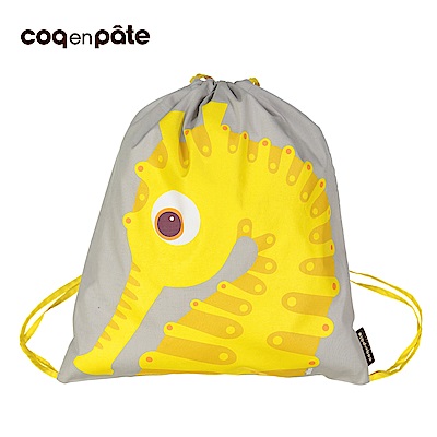 【COQENPATE】法國有機棉無毒環保布包 - 童趣輕鬆包- 海馬