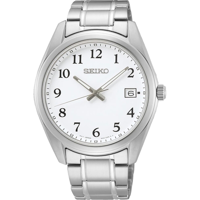 SEIKO 精工 簡約數字石英腕錶 6N52-00F0S / SUR459P1 (SK034)